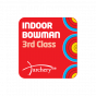 Archery GB Indoor Classification Badge - Bowman 3rd Class