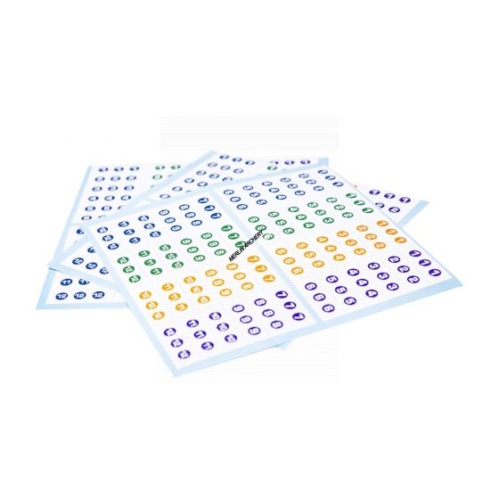 Bohning Multi Colour Wrap-Around Arrow Numbering Decals