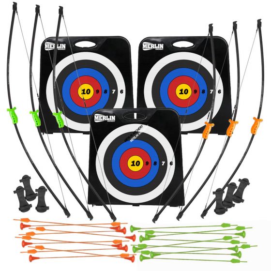 Merlin GB Pro Archery Bow And Arrows Package - Mix