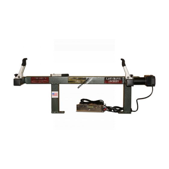 Last Chance Power Green Compound Bow Press