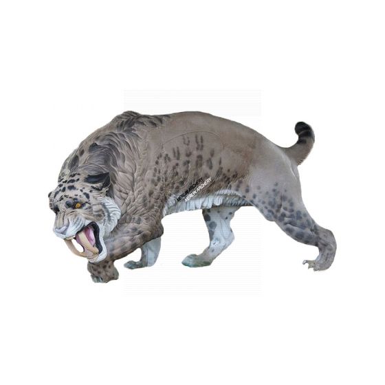 Natur Foam 3D Target - Sabre Toothed Tiger