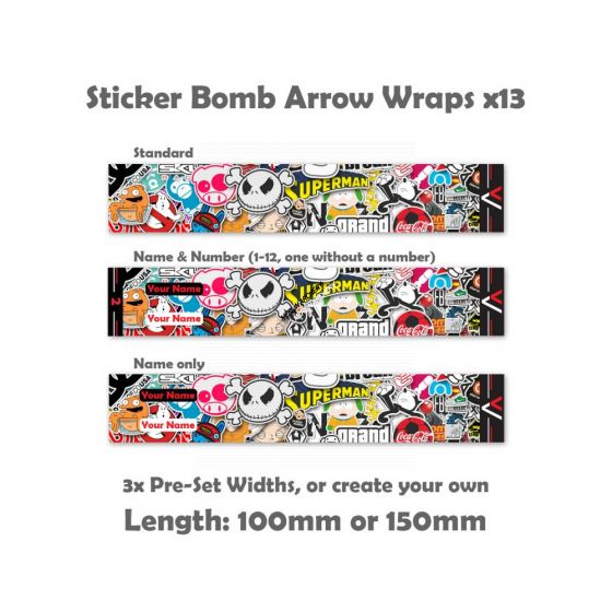 Velo Vinyls - Sticker Bomb - Arrow Wraps