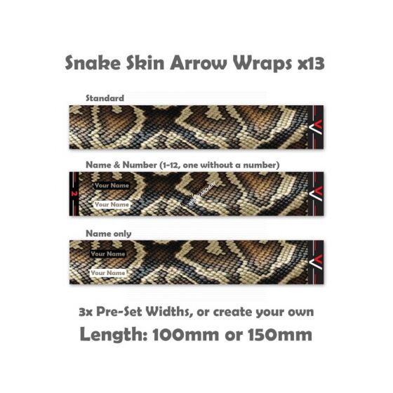 Velo Vinyls - Snake Skin - Arrow Wraps