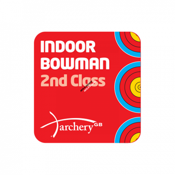 Archery GB Indoor Classification Badge - Bowman 2nd Class