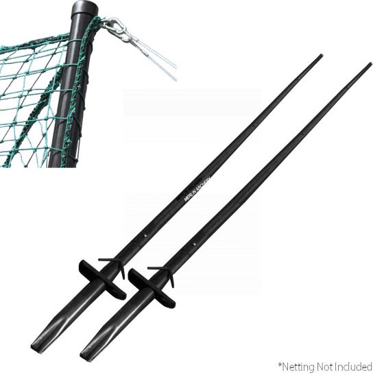 Archery Backstop Netting Poles