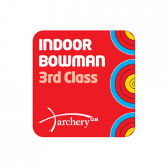 Archery GB Indoor Classification Badge - Bowman 3rd Class